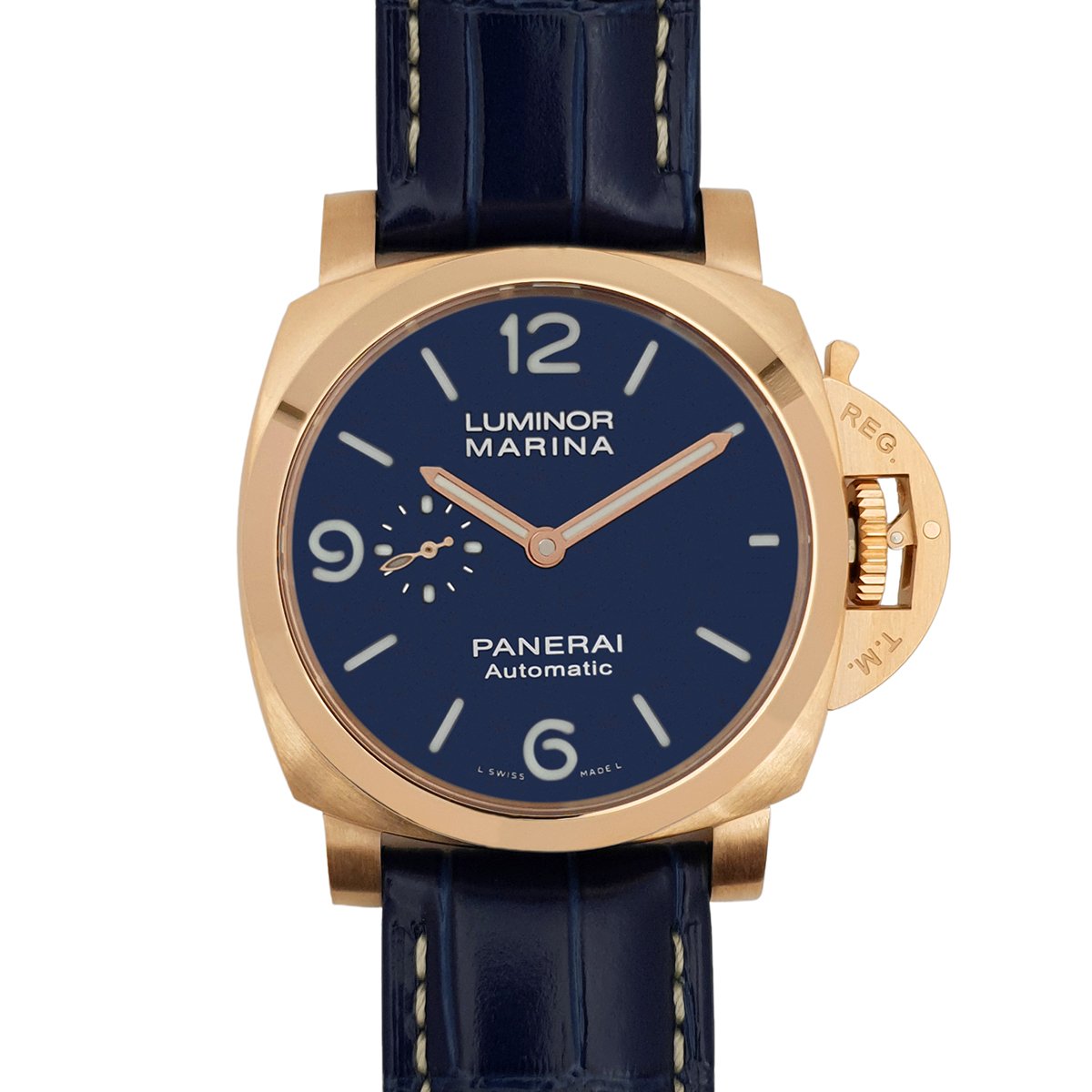 PAM1112 Luminor Marina Goldtech™ Sole Blu 44mm
