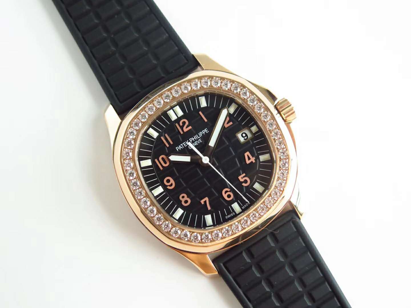 Aquanaut Luce 5068R Black Dial in Rose Gold
