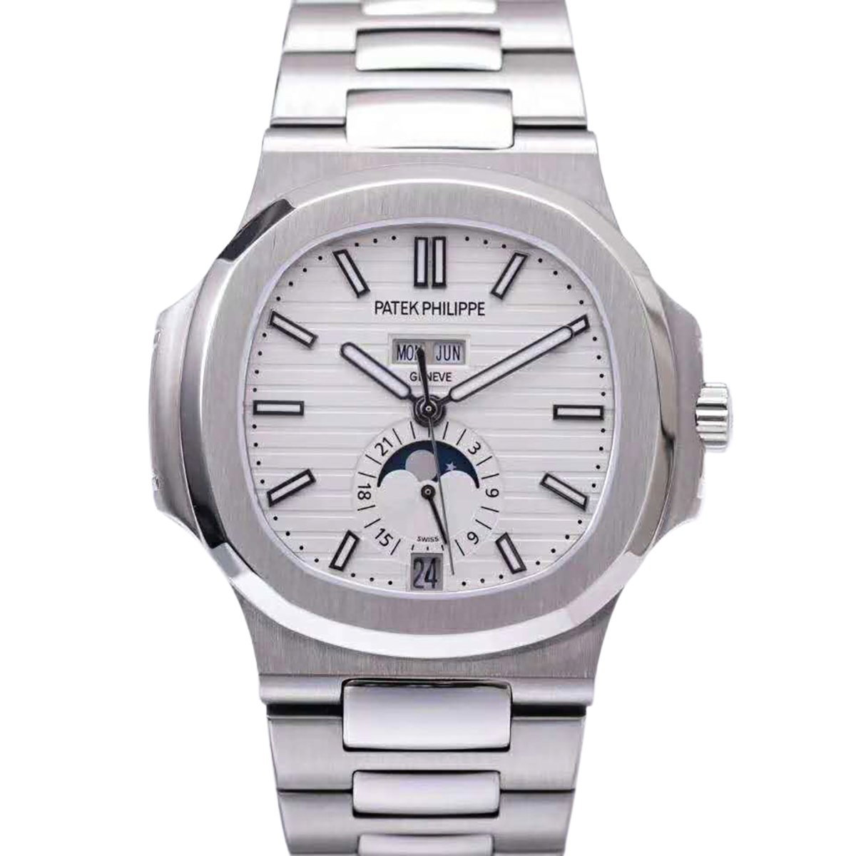 Nautilus 5726/1A-010 White Dial in Steel