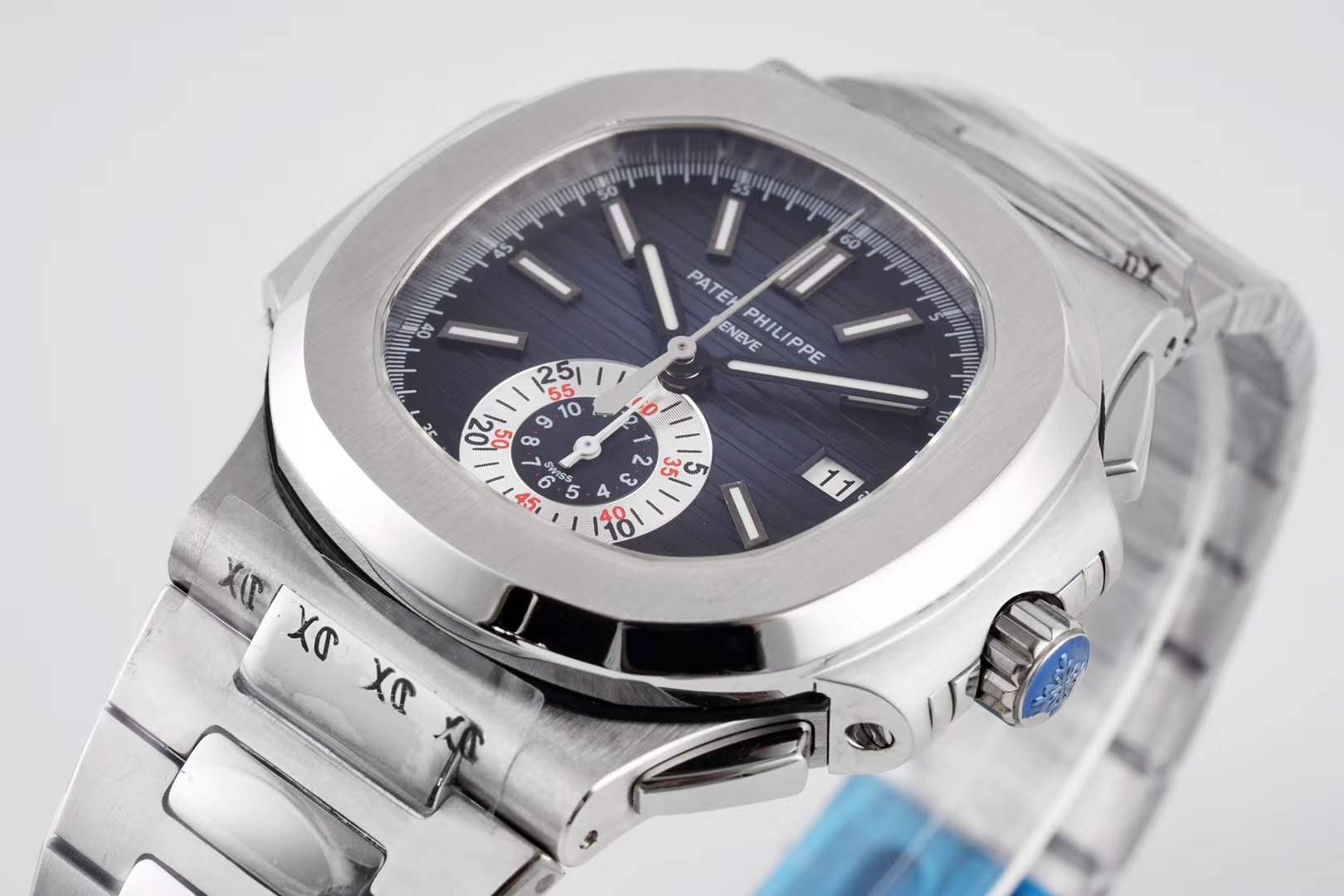 Nautilus 5980/1A-001 Blue Dial in Steel