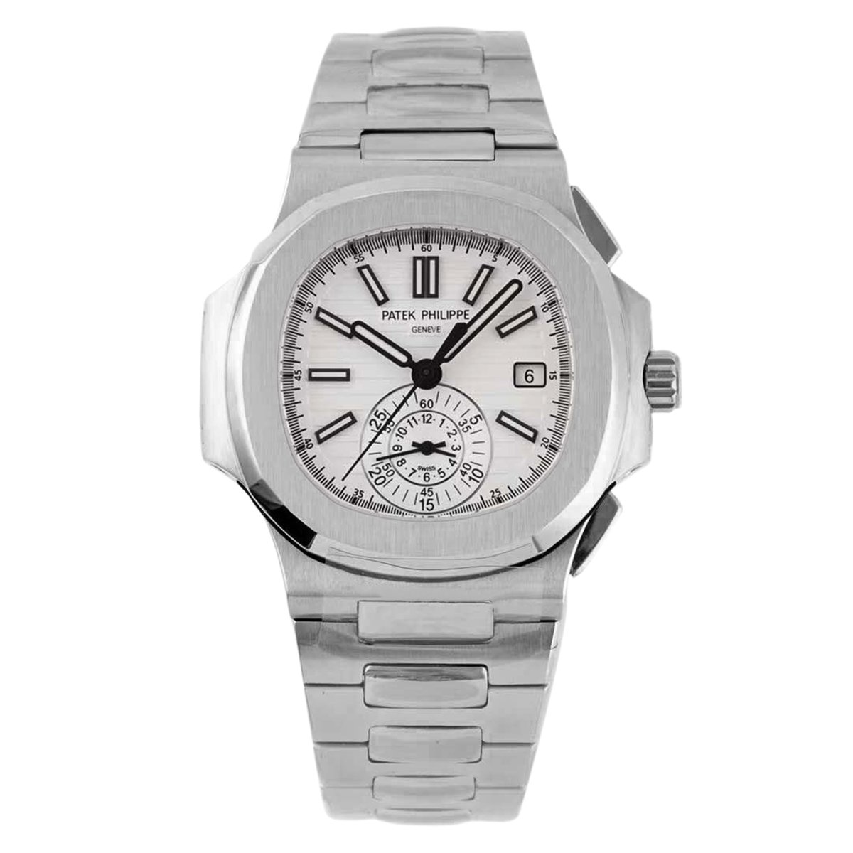 Nautilus 5980/1A-019 White Dial in Steel