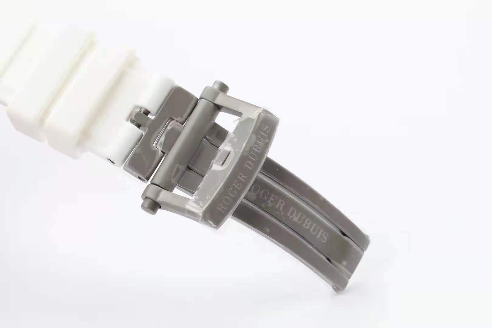 Excalibur Spider Skeleton Flying Tourbillon with White Rubber Strap