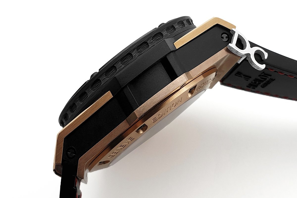 King Power F1 Grey Dial Chronograph in Rose Gold