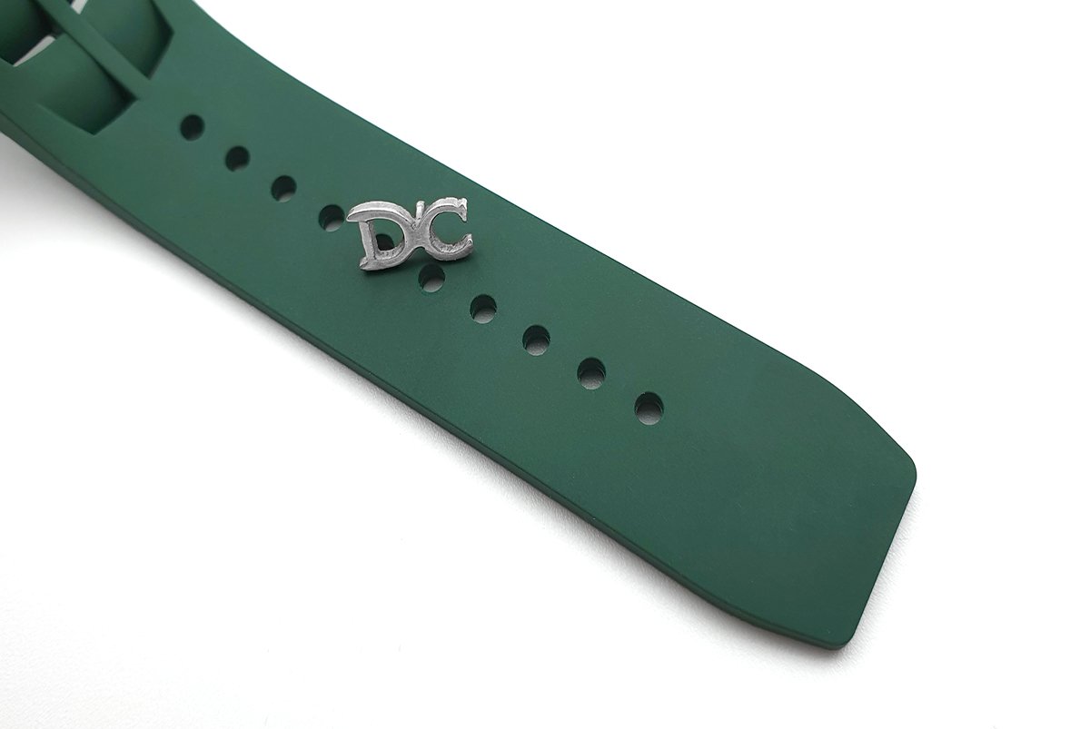 RM 011-02 Le Mans Classic Chronograph in Green on Green Rubber Strap