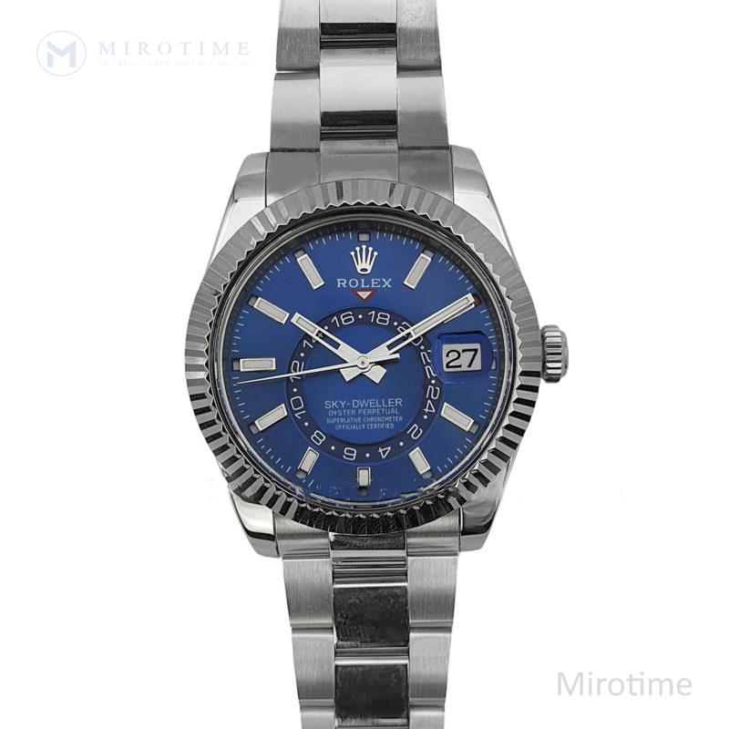 Sky-Dweller 326934 Blue Dial in White Gold