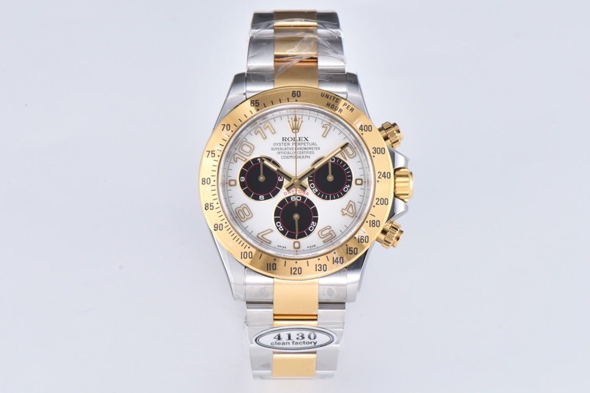Daytona 116519 White Dial in Yellow Gold