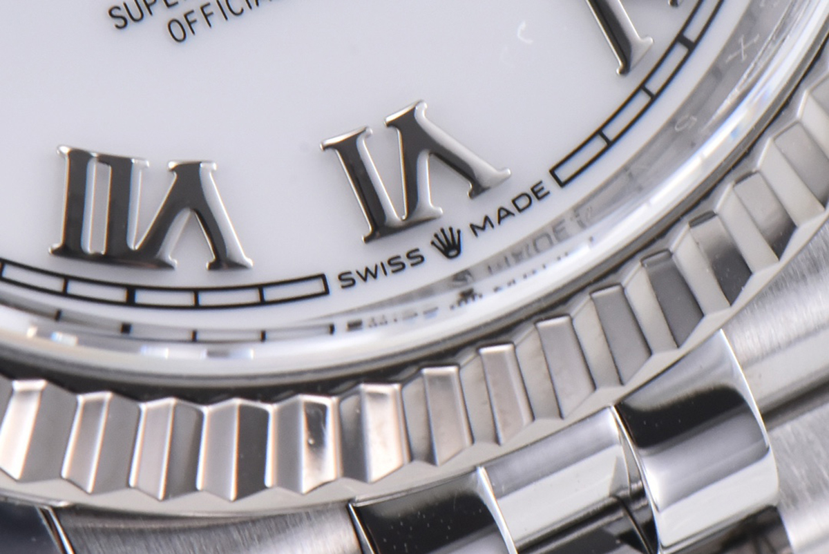 Datejust 36 126234 White Dial with Roman Marker in Steel in Jubilee Bracelet