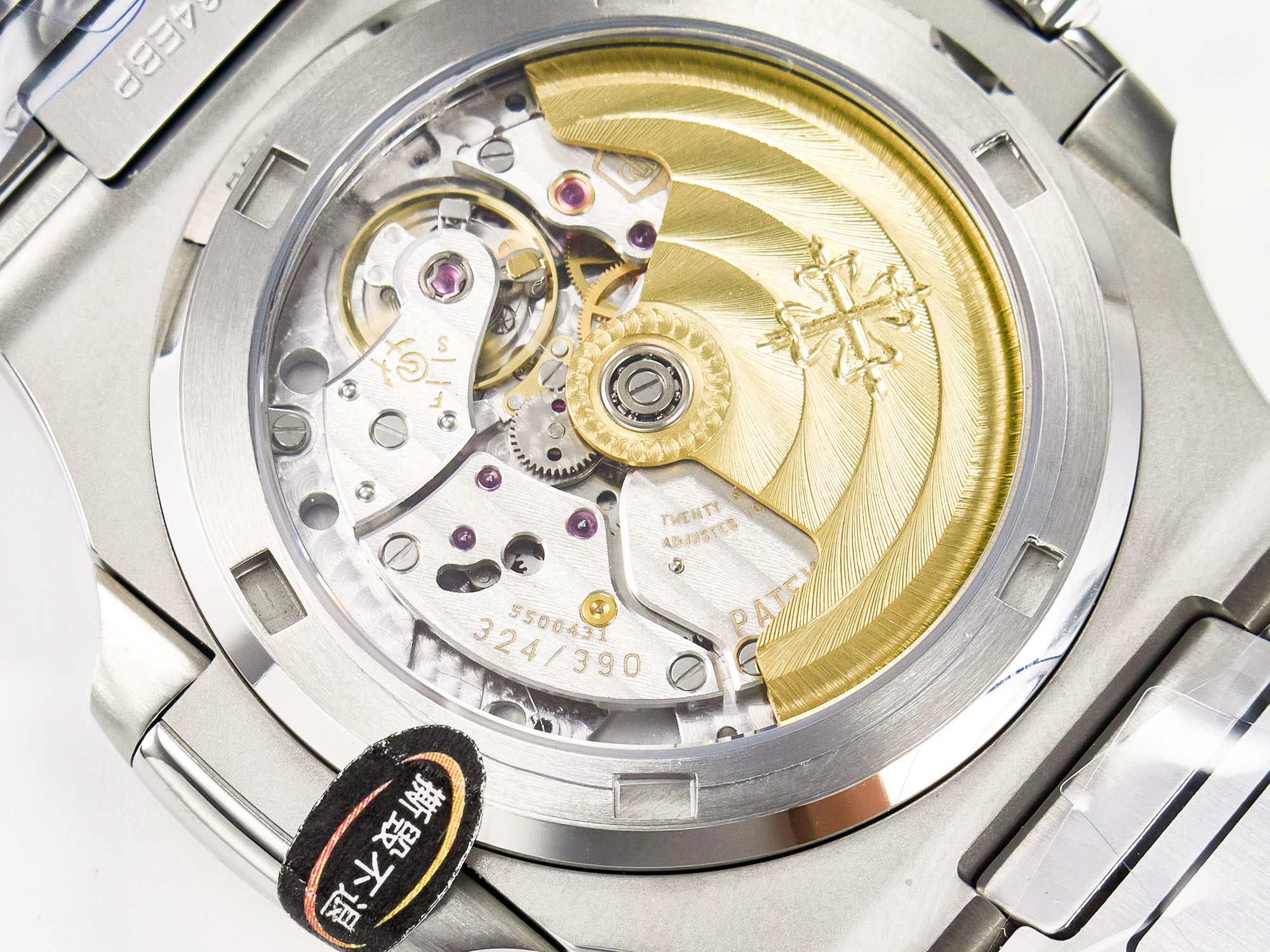 Nautilus 5711 3KF 1:1 Best Edition White Dial on SS Bracelet A324 S*per Clone V2